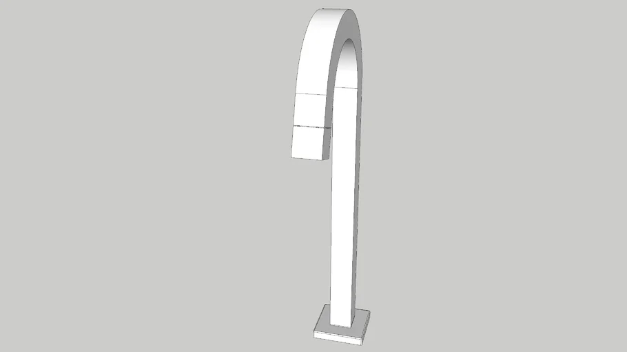 Torneira De Mesa Bica Alta Para Lavatório Tube