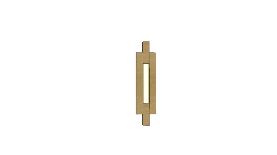 Shoji Sconce in Brass Light