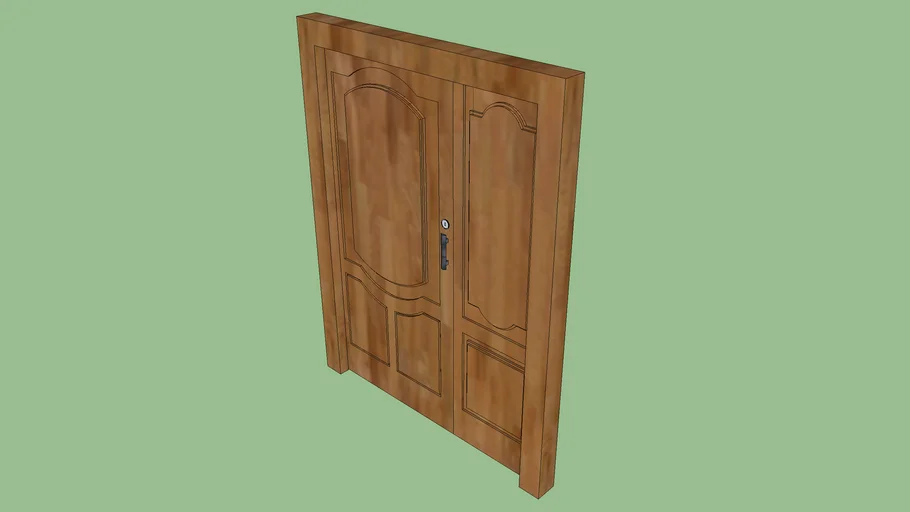 Main Living-Room Wood Door
