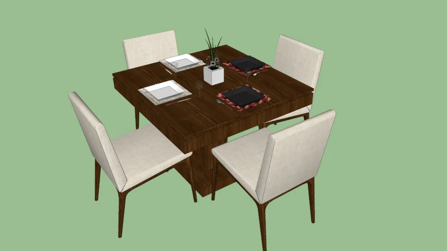 mesa 4 cadeiras
