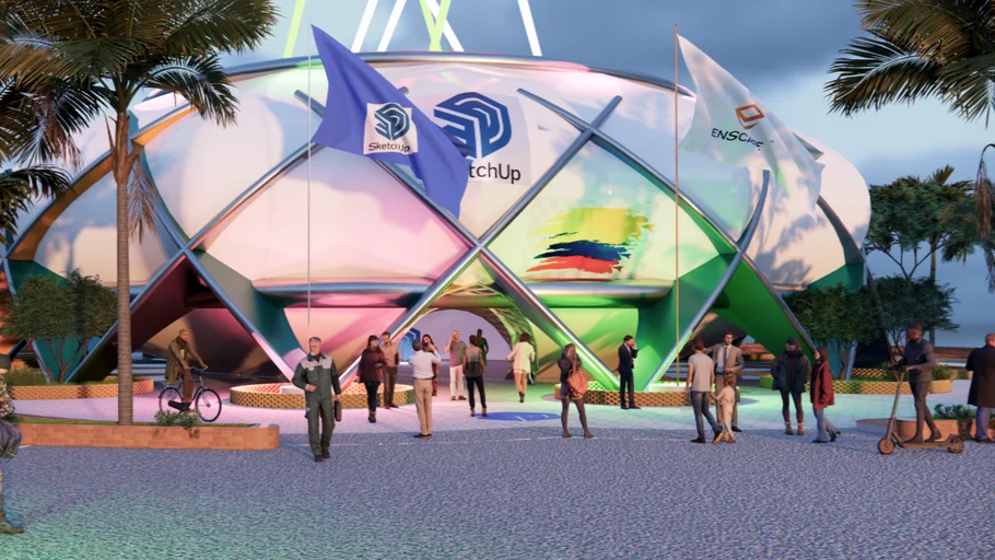 Sketchup Arena (Enscape)