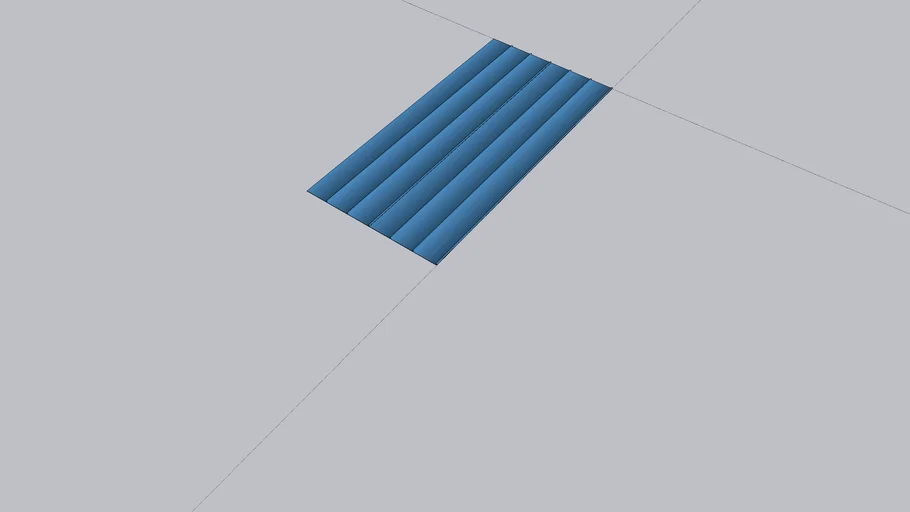 standing seam metal roof 5'x10'