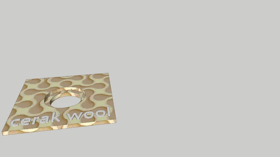 Ceiling insulation 600x600 D260