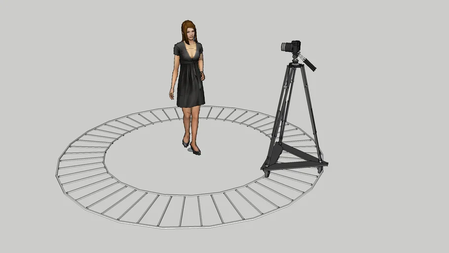 Camera with Circular Dolly tracks