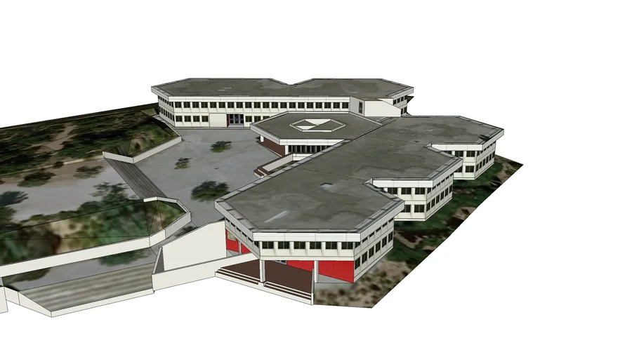 Campus La Grande Tourrache - Bâtiment Lycée + Ecole de Commerce
