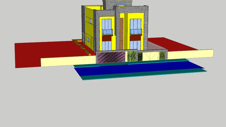 Modern Villa ready for Lumion 