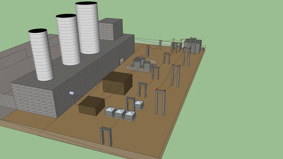 Electric plant.