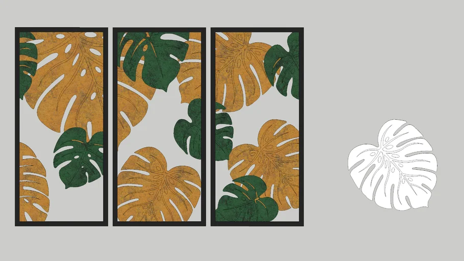 Monstera leaf