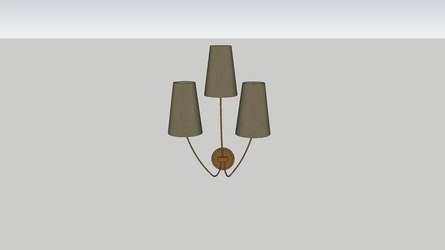 Lottie Triple Arm Sconce