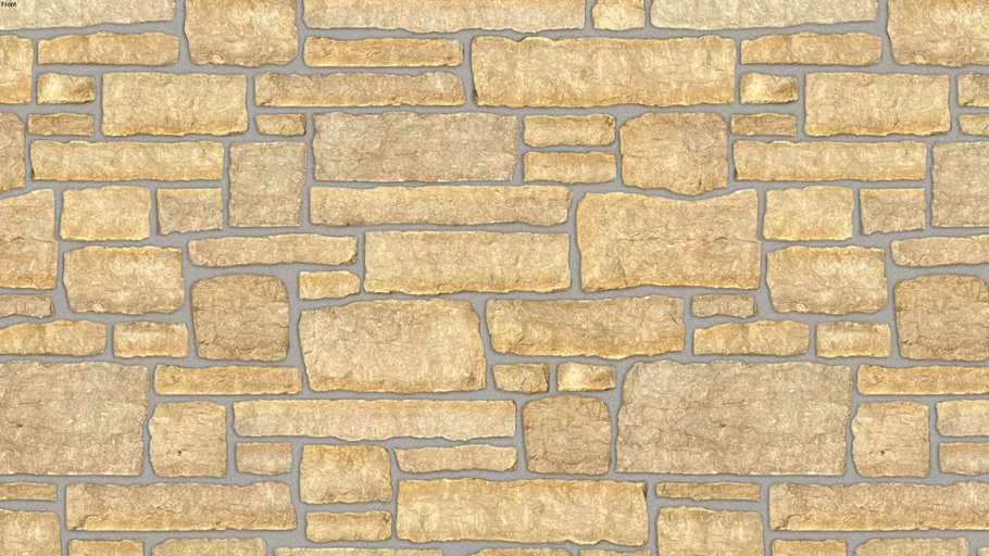 Prairie Stonegate (Light Buff Joint) Seamless Natural Building Stone Veneer Material