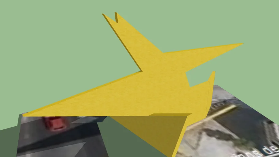 Escultura El Pájaro Amarillo