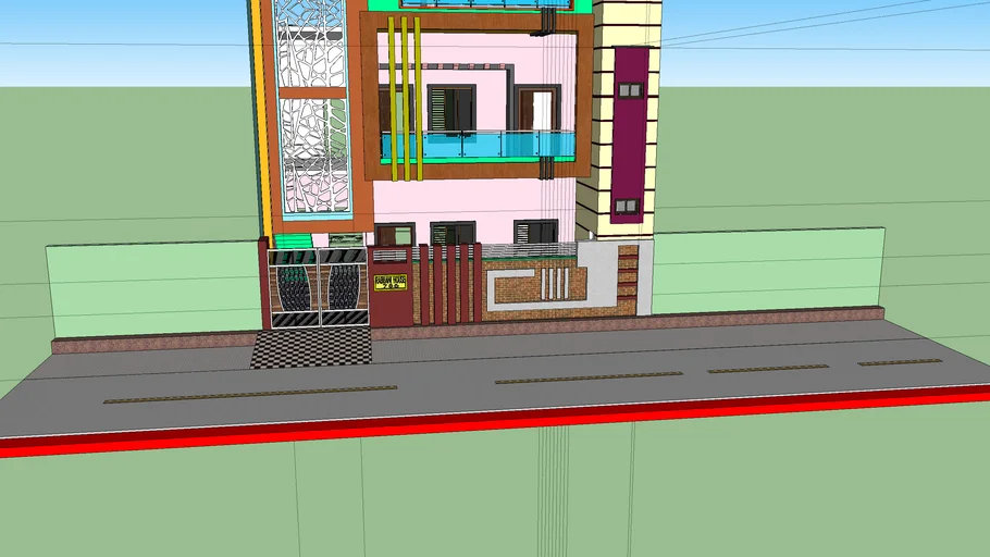 45'X56' FEET ELEVATION AND PLANNING