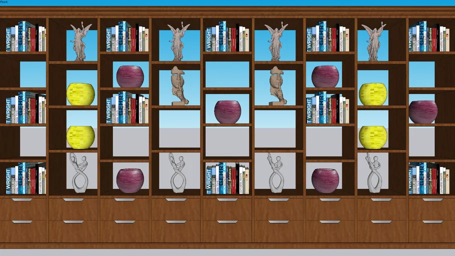 Book Shelf Rack | 3D Warehouse