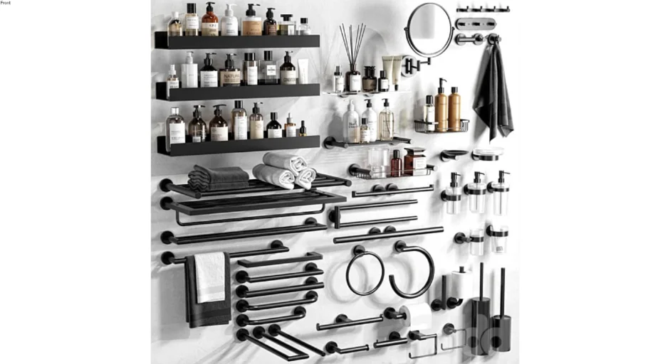 Bathroom Accessories 3dsky