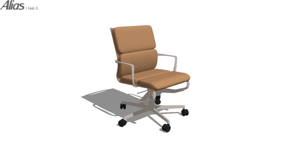 rolling desk chair brown leather