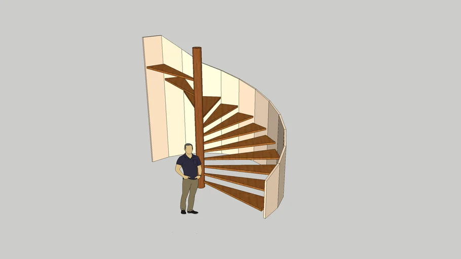 round stairs