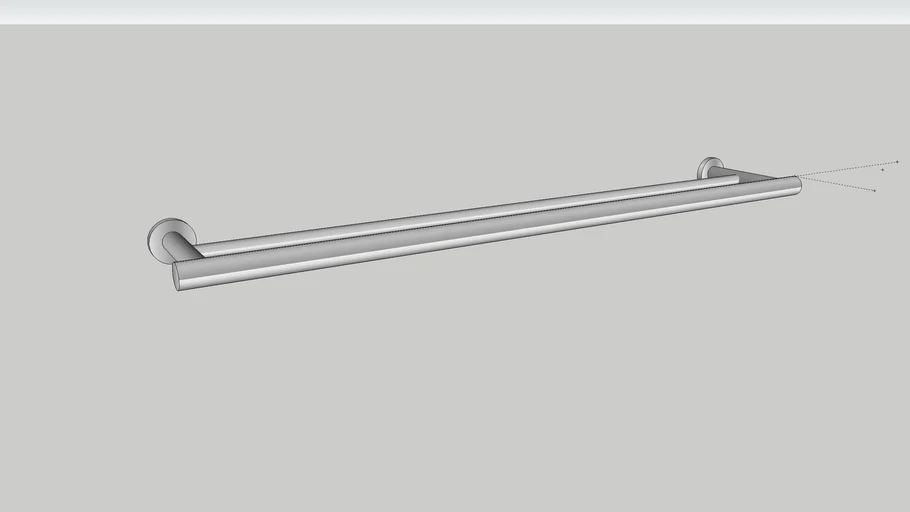 700mm Mizu Drift Double Towel Rail