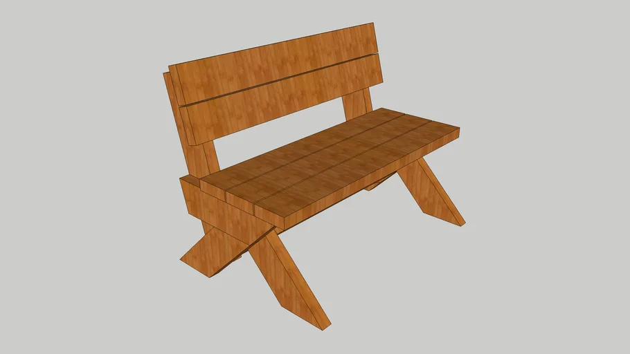 Banca de madera