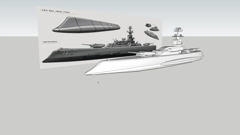 Fallout 4 Concept Art- Battleship