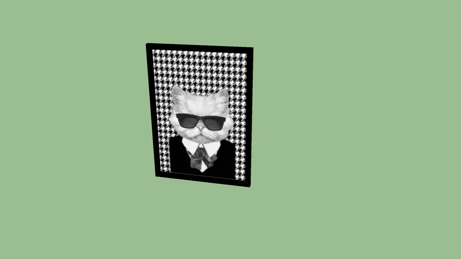 Quadro Chanel 30x42cm - O Gato Design
