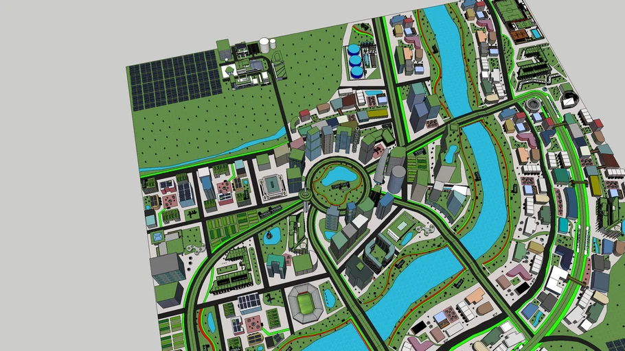 Gerrington Sustainable City Model