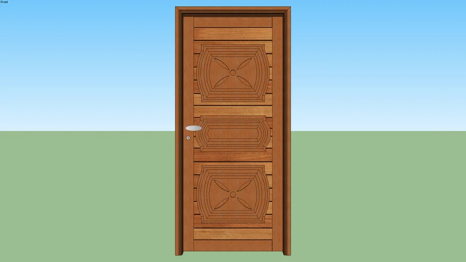Door - Porta Frisada tipo relevo 0.90 x 2.10 x 0.15
