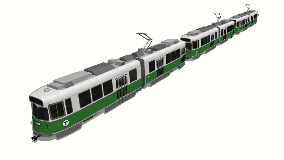 Train - MBTA - Green Line