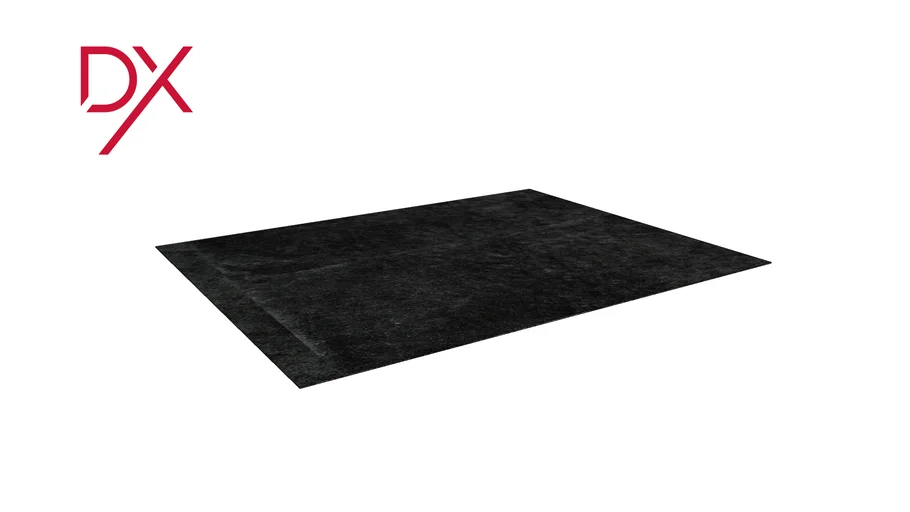 Tapis shag 7' x 9' - Noir