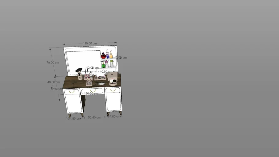 make up table | 3D Warehouse
