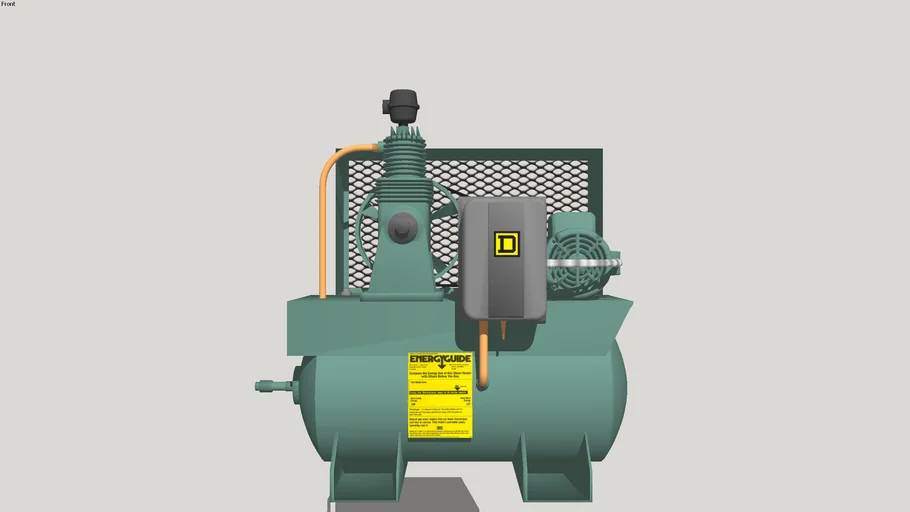 Small climate control air compressor
