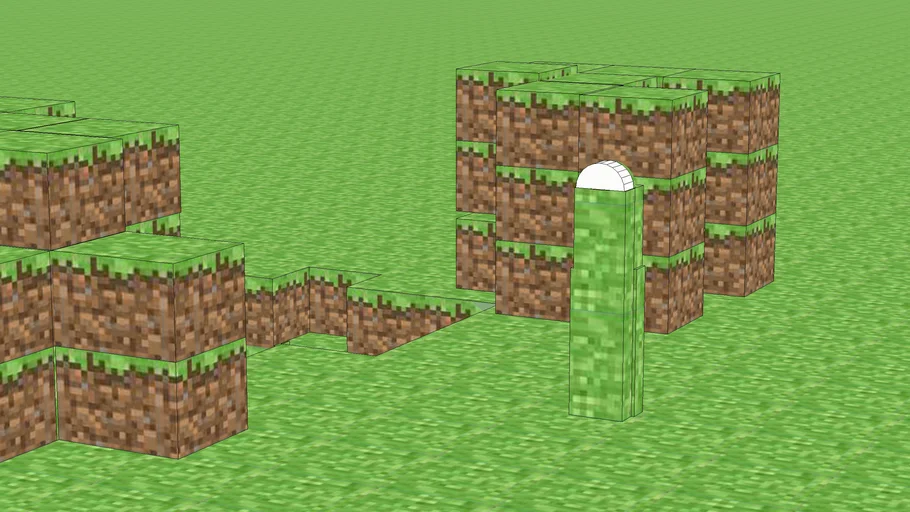 Minecraft super flat Welt