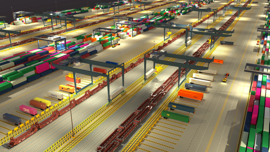 Intermodal terminal | 3D Warehouse