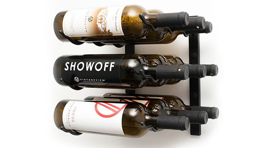 VintageView Wall Series - 1 Ft. Rack (9 Btl) #VVWALL1F9B