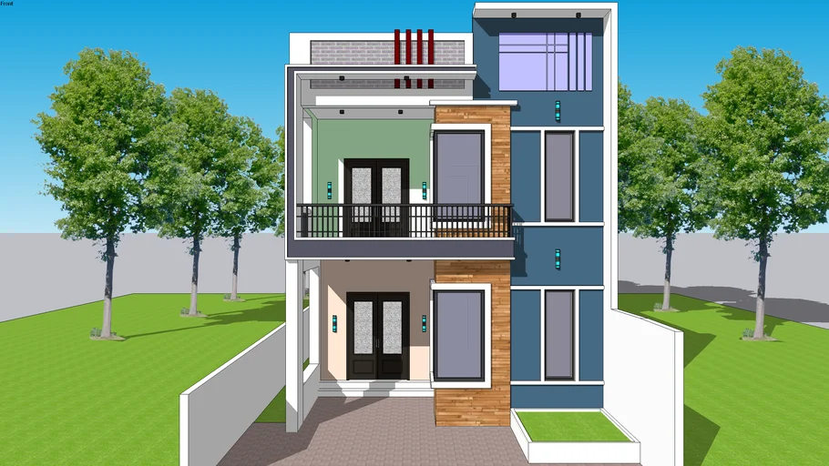 House Design size 23 feet X 37 Feet
