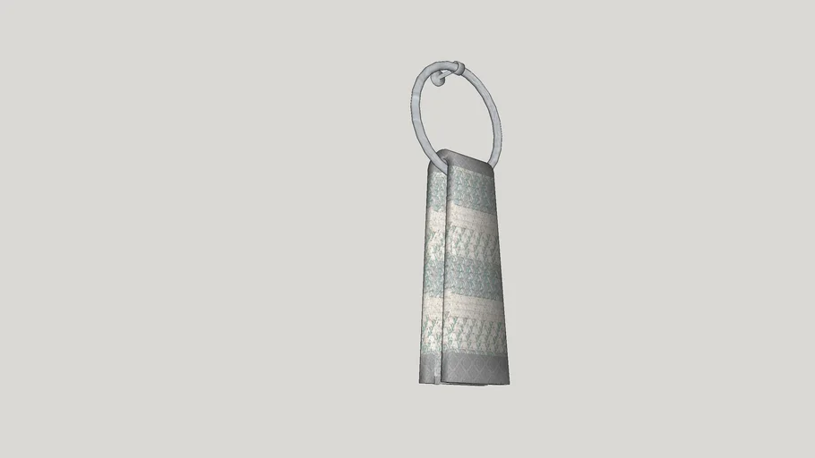 Hand Towel on Towel Rack