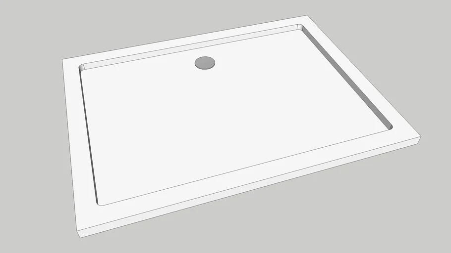 Rectangular Shower Tray W1200 x D900 x H40mm