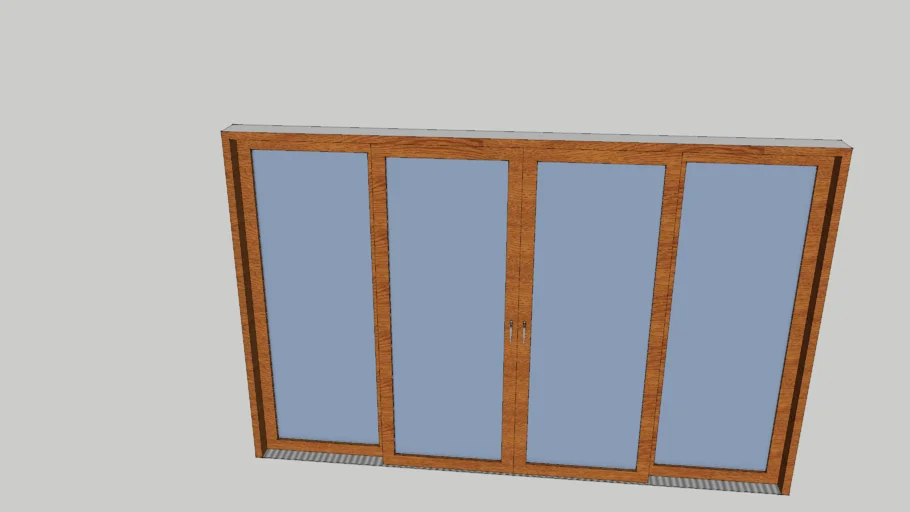 double sliding balcony door 270x420