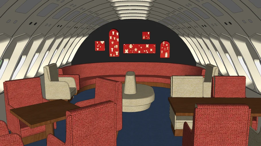 Boeing 747 Upper Deck Lounge