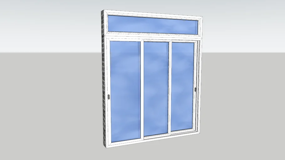 Puerta Ventana Corrediza de Aluminio estilo Módena 2 250x210