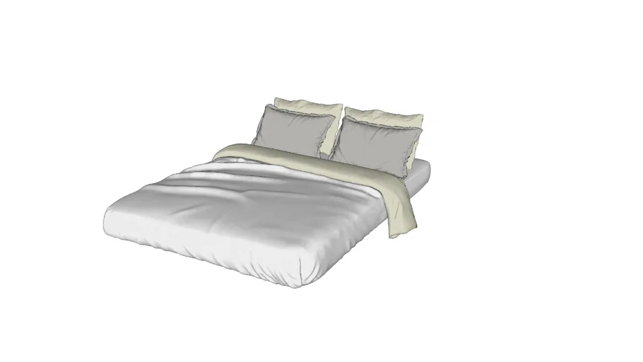 mattress with bed cover