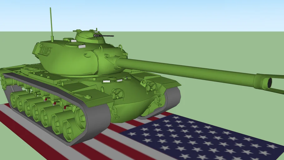 T110E5 Castle Tank Chess Piece | 3D Warehouse