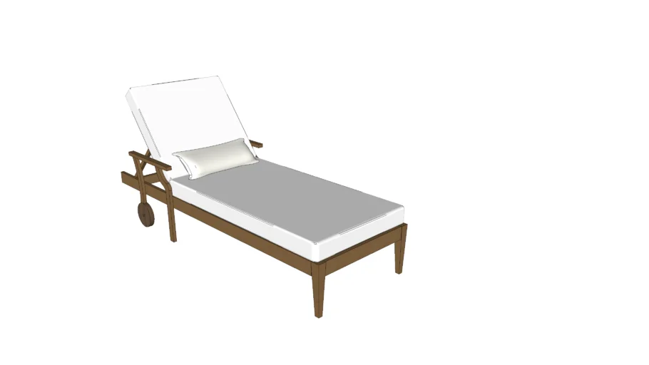 Exterior lounge chair