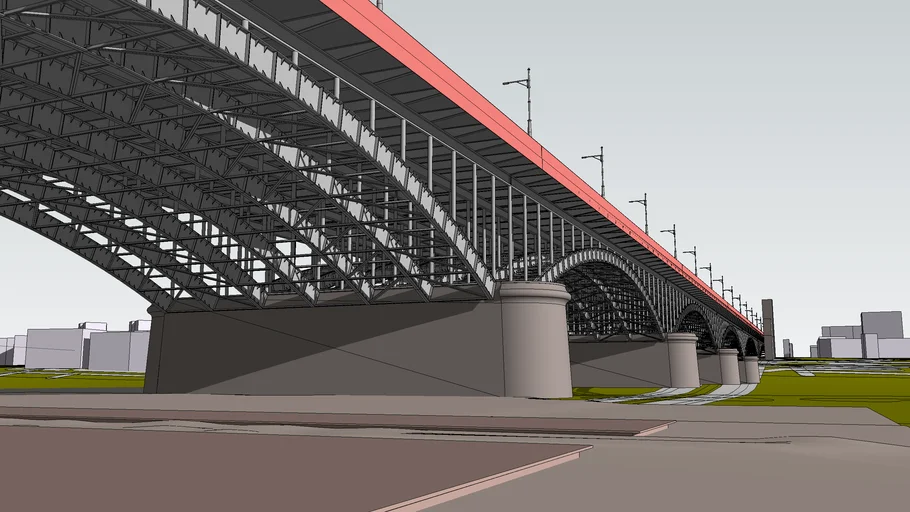 Most Poniatowskiego - Poniatowski Bridge / Warszawa