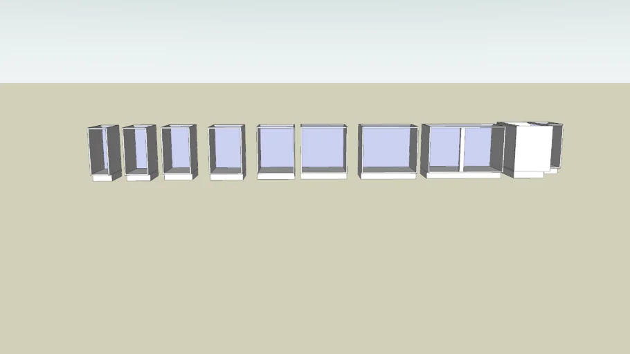 IKEA Akurum base cabinets