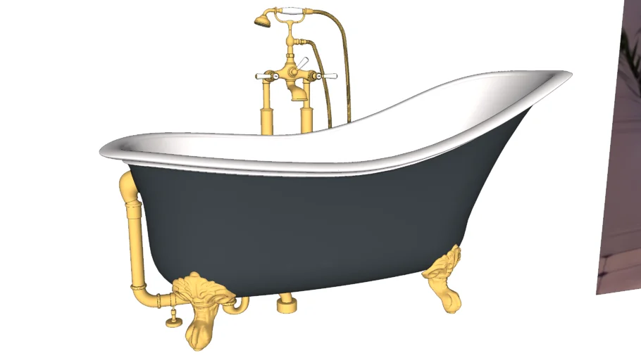 Classic Freestanding Clawfoot Bathtub