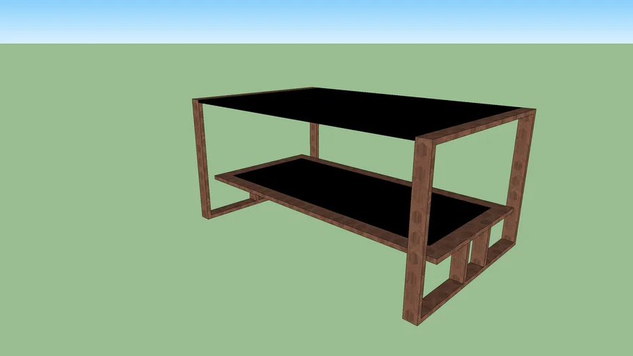 Glass center table
