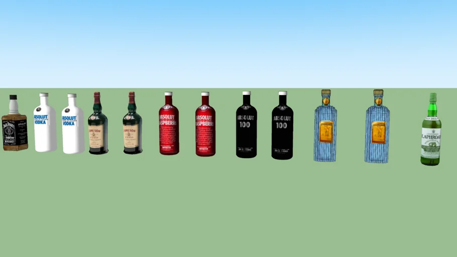 liquor bottles