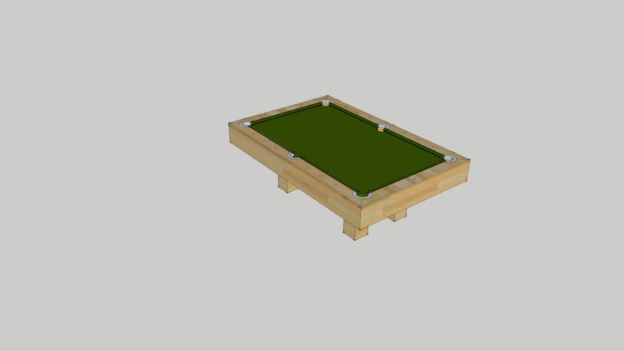 Pooltable | 3D Warehouse