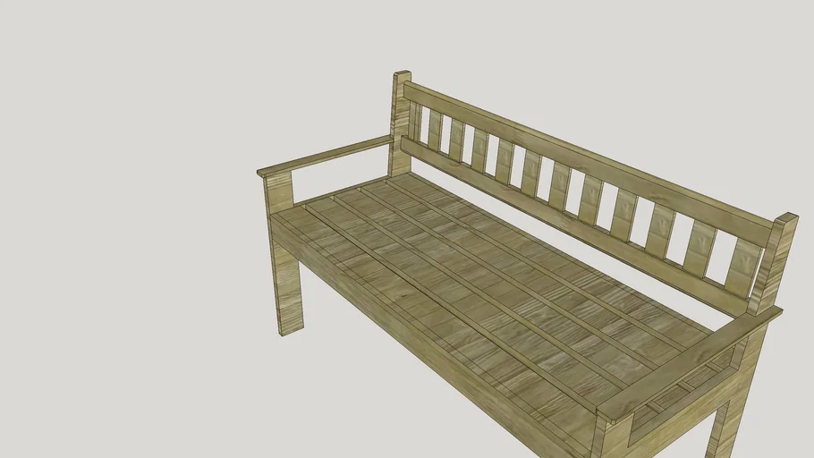 Wooden Sofa