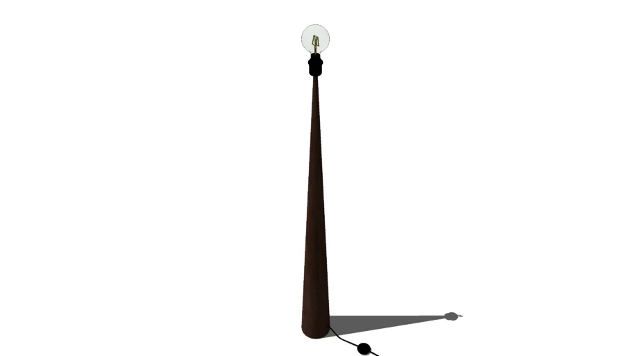 Lampadaire (pied) noyer KONE